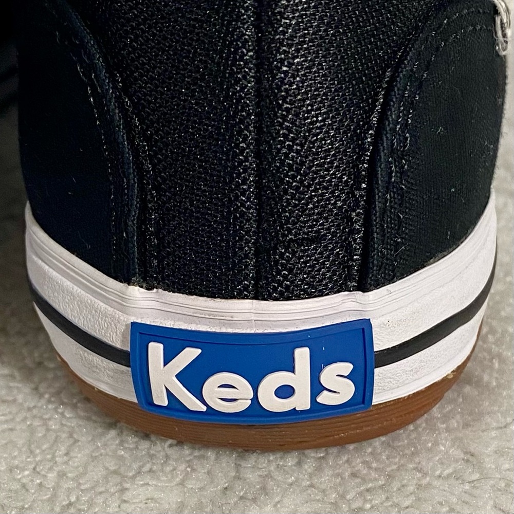 Keds Vollie LTT Black Canvas Lace Up Sneakers Women’s Size 8 - Picture 10 of 12